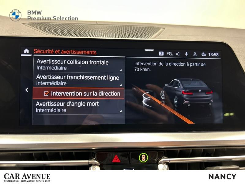 Occasion BMW Série 3 320dA 190ch Luxury 2019 Saphirschwarz Métal 30790 € à Nancy