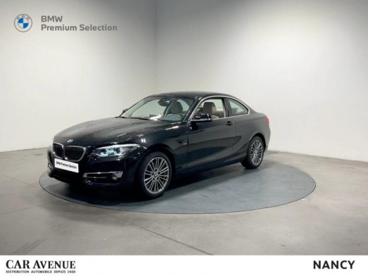 Occasion BMW Série 2 Coupé 220dA xDrive 190ch Luxury Euro6c 2018 Saphirschwarz 23 590 € à Nancy