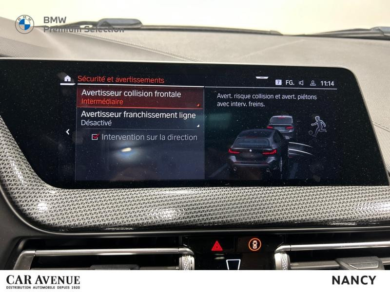 Occasion BMW Série 1 120iA 178ch M Sport DKG7 9cv 2021 Saphirschwarz métallisé 33949 € à Nancy