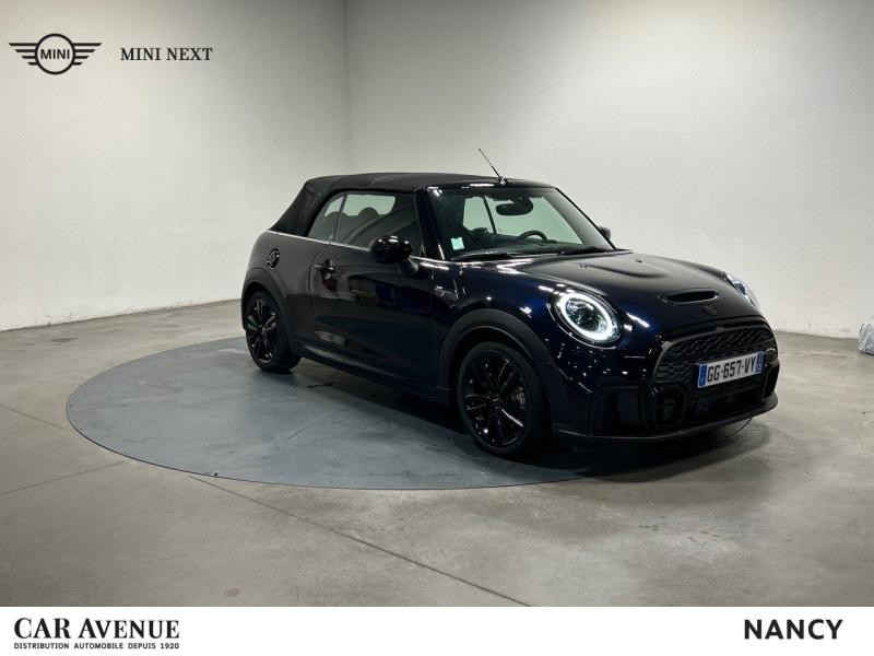 Occasion MINI Cabrio Cooper S 178ch John Cooper Works BVA7 2022 Enigmatic Black 34498 € à Nancy