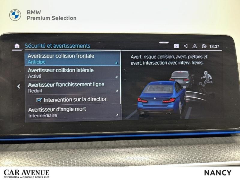 Occasion BMW Série 5 545eA xDrive 394ch M Sport Steptronic 2022 Phytonicblau métallisé 43900 € à Nancy
