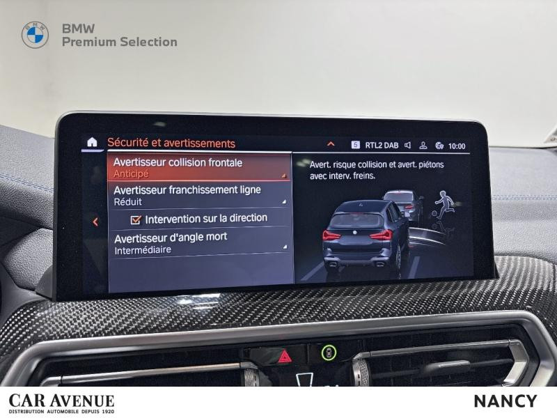 Occasion BMW X3 M40d 340ch M Performance 2023 M Carbonschwarz métallisé 85990 € à Nancy
