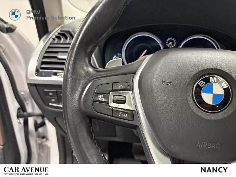 Used BMW X3 xDrive20dA 190ch xLine Euro6c 2019 Mineralweiss métallisé € 30990 in Nancy