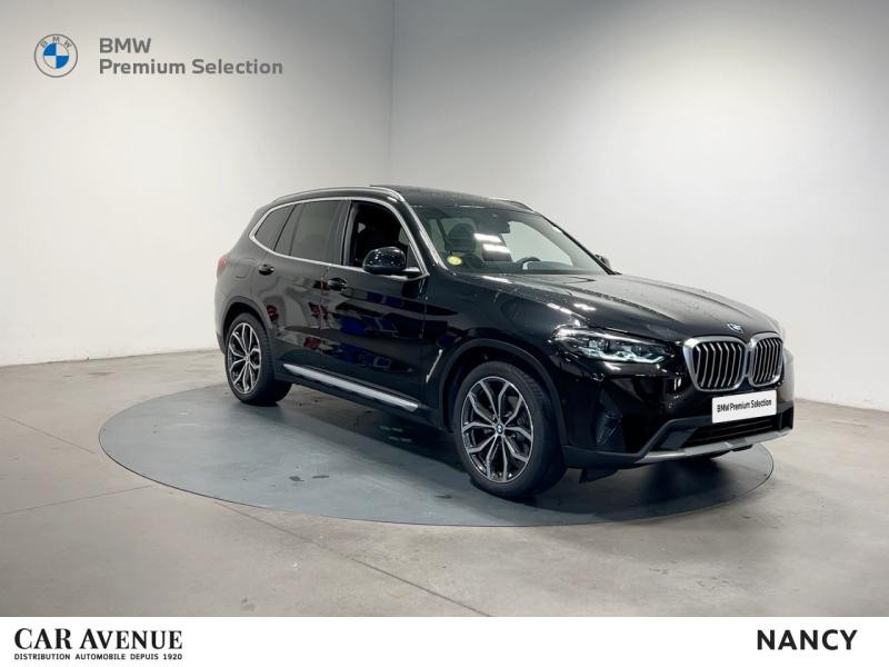 Occasion BMW X3 xDrive20d 190ch xLine 2022 Saphirschwarz métallisé 46900 € à Nancy