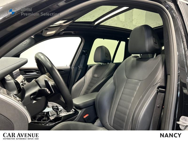Occasion BMW X3 xDrive20d 190ch xLine 2022 Saphirschwarz métallisé 46900 € à Nancy