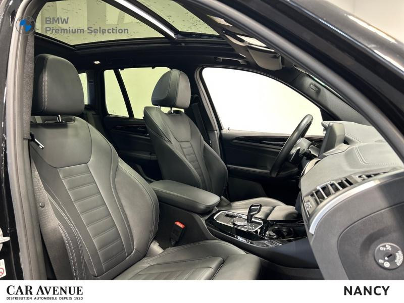 Occasion BMW X3 xDrive20d 190ch xLine 2022 Saphirschwarz métallisé 46900 € à Nancy