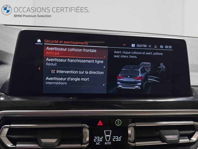 Occasion BMW X3 sDrive18d 150ch Business Design 2023 Sophistograu métallisé 38599 € à Nancy