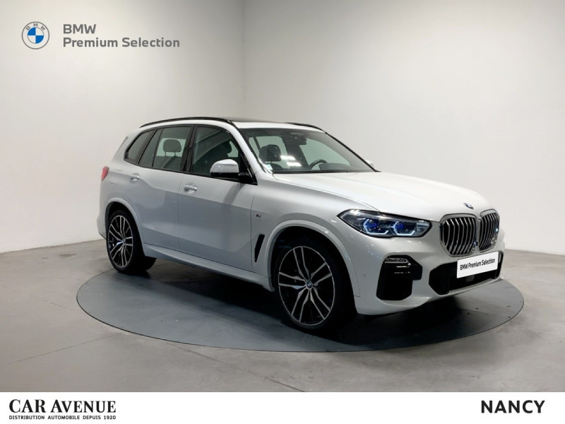 Occasion BMW X5 xDrive45e 394ch M Sport 17cv 2020 Mineralweiss métallisé 50899 € à Nancy