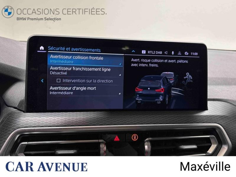 Occasion BMW X3 xDrive30e 292ch M Sport 2022 M Carbonschwarz métallisé 43499 € à Nancy