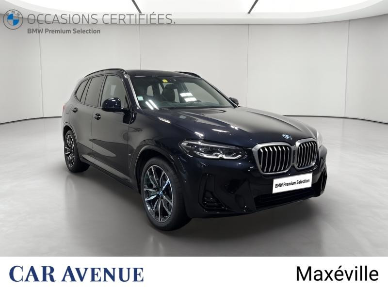 Occasion BMW X3 xDrive30e 292ch M Sport 2022 M Carbonschwarz métallisé 43499 € à Nancy