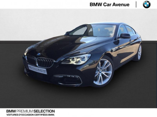 Occasion BMW Série 6 Gran Coupé 640dA 313ch Lounge Plus 2017 Saphirschwarz 40 789 € à Épinal
