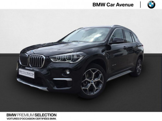 Occasion BMW X1 sDrive18i 140ch xLine 2017 Saphirschwarz 24 479 € à Épinal