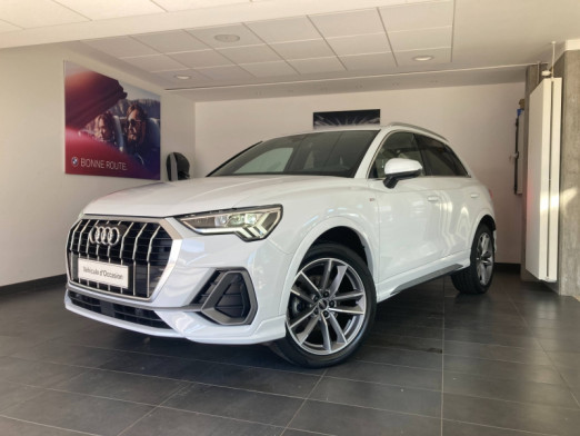 Occasion AUDI Q3 35 TDI 150ch S line S tronic 7 2020 Blanc Glacier métallisé 36 900 € à Épinal