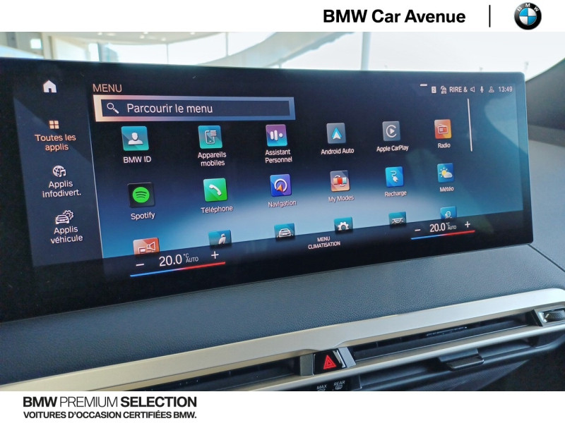 Occasion BMW iX xDrive40 326ch 2023 Sophistograu métallisé 56990 € à Épinal