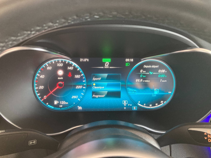 Occasion MERCEDES-BENZ Classe C Coupé 200 184ch AMG Line 9G Tronic 2019 Noir obsidienne métallisée 37900 € à Épinal