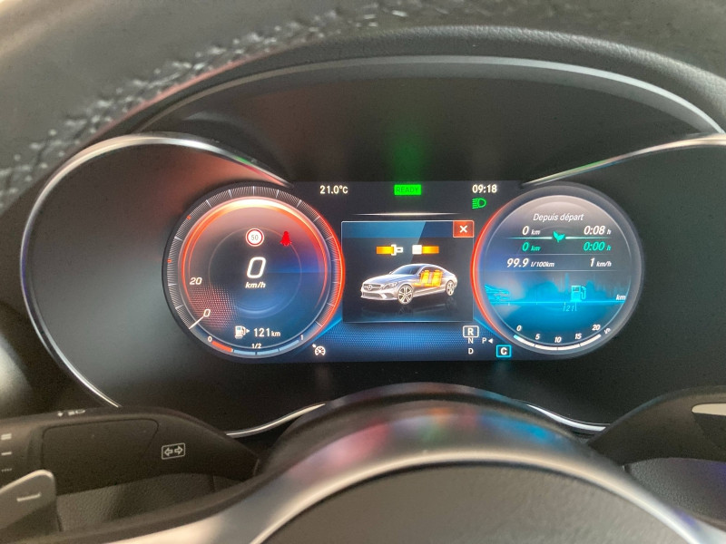 Occasion MERCEDES-BENZ Classe C Coupé 200 184ch AMG Line 9G Tronic 2019 Noir obsidienne métallisée 37900 € à Épinal