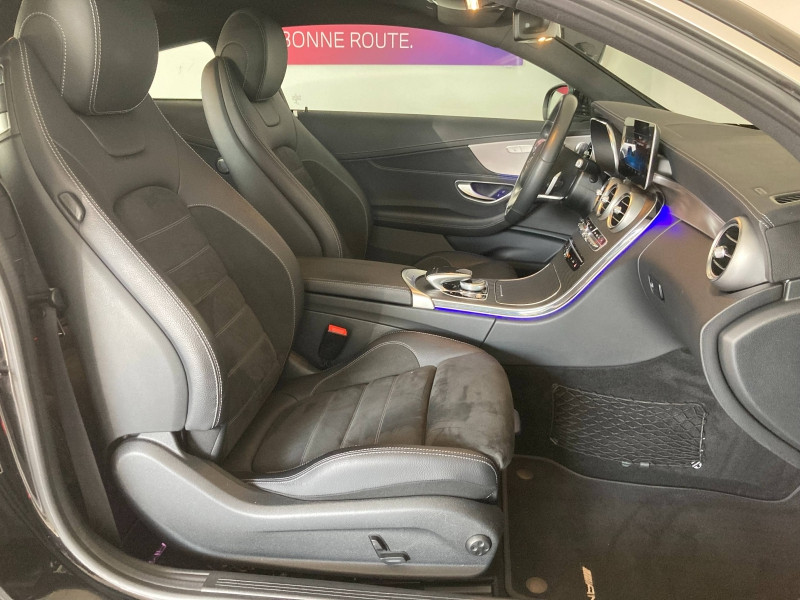 Occasion MERCEDES-BENZ Classe C Coupé 200 184ch AMG Line 9G Tronic 2019 Noir obsidienne métallisée 37900 € à Épinal