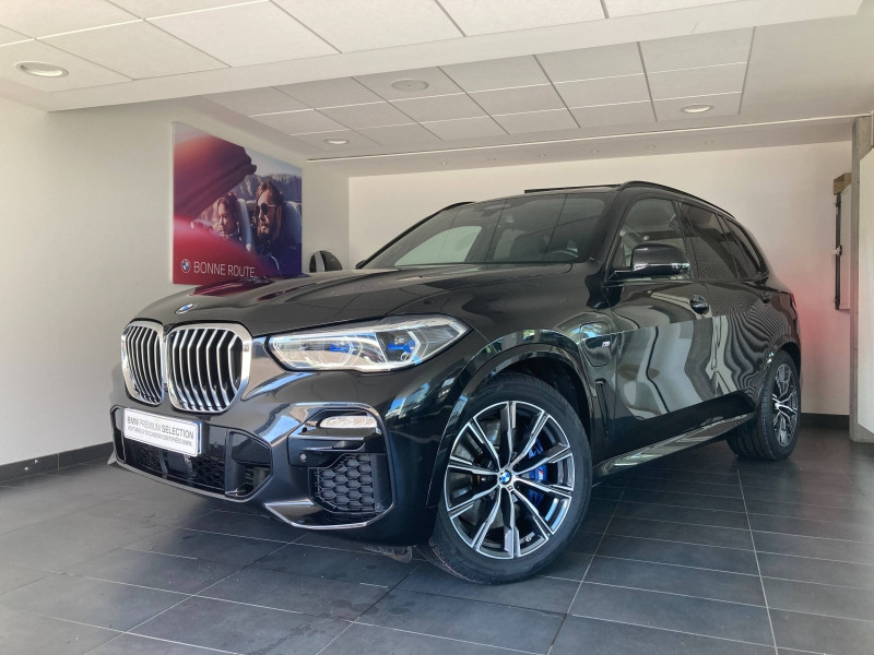 Occasion BMW X5 xDrive45e 394ch M Sport 17cv 2021 Saphirschwarz métallisé 54900 € à Épinal