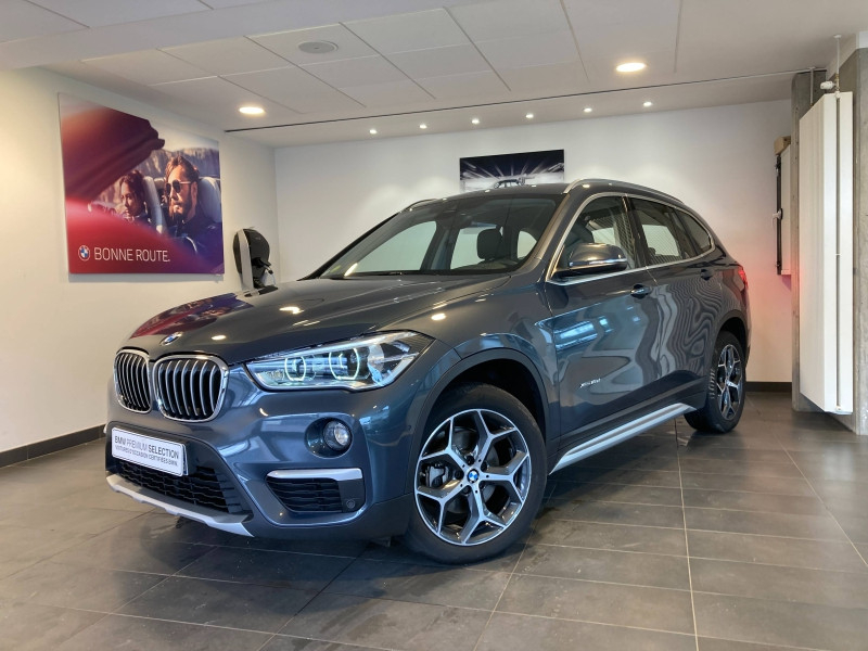 Occasion BMW X1 xDrive18dA 150ch xLine 2018 Atlanticgrau 24900 € à Épinal