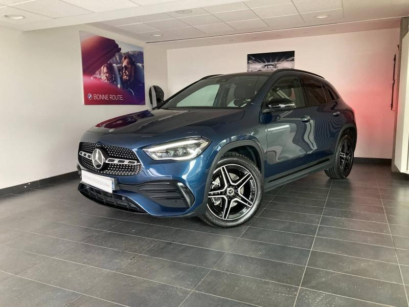 Occasion MERCEDES-BENZ GLA 250 e 160+102ch AMG Line 8G-DCT 2022 Bleu denim métallisé 39990 € à Épinal