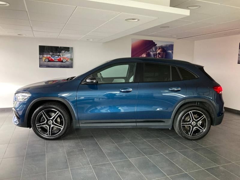 Occasion MERCEDES-BENZ GLA 250 e 160+102ch AMG Line 8G-DCT 2022 Bleu denim métallisé 39990 € à Épinal