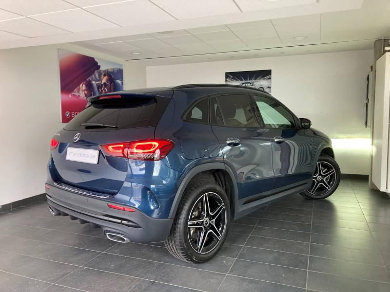 Occasion MERCEDES-BENZ GLA 250 e 160+102ch AMG Line 8G-DCT 2022 Bleu denim métallisé 33990 € à Épinal