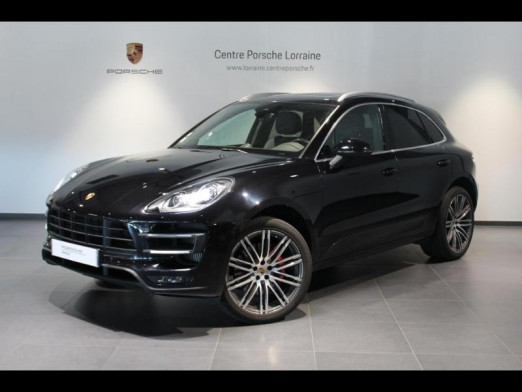 Occasion PORSCHE Macan 3.6 V6 400ch Turbo PDK 2014 Noir Intense métallisé 63 900 € à Lesménils