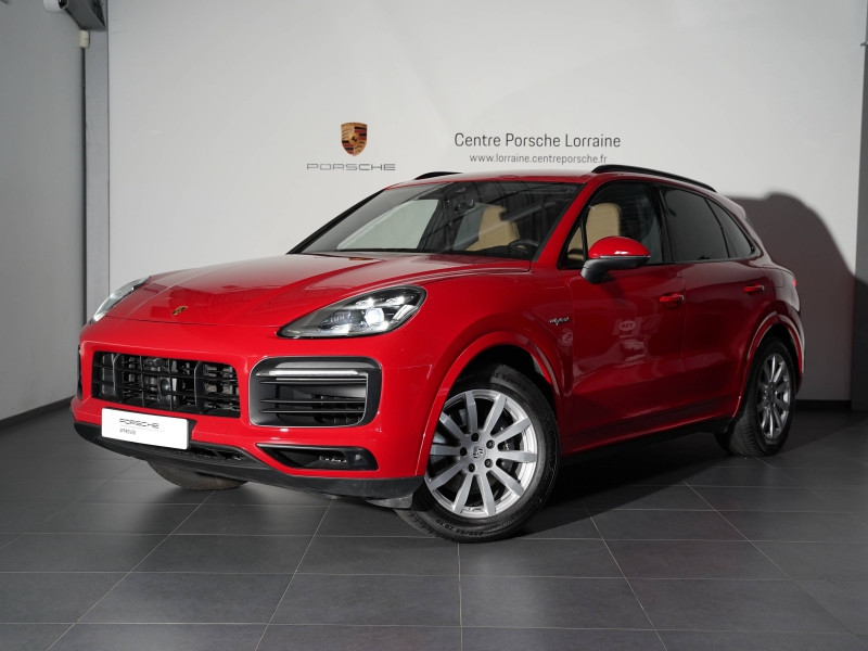 Occasion PORSCHE Cayenne 3.0 V6 462ch E-Hybrid 2021 Rouge Carmin Spéciale 96900 € à Lesménils