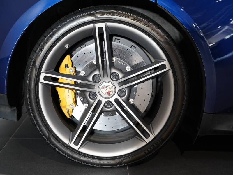 Occasion PORSCHE Taycan 761ch Turbo S MY21 2021 Bleu Gentiane métallisé 96900 € à Lesménils