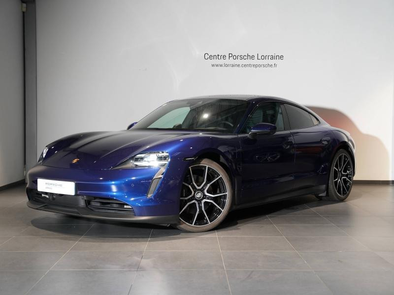 Occasion PORSCHE Taycan 476ch avec batterie performance plus MY24 2023 Bleu Gentiane métallisé 89900 € à Lesménils
