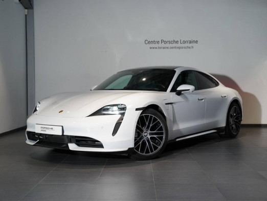 Occasion PORSCHE Taycan 680ch Turbo MY21 2021 Blanc Carrara métallisé 69 900 € à Lesménils