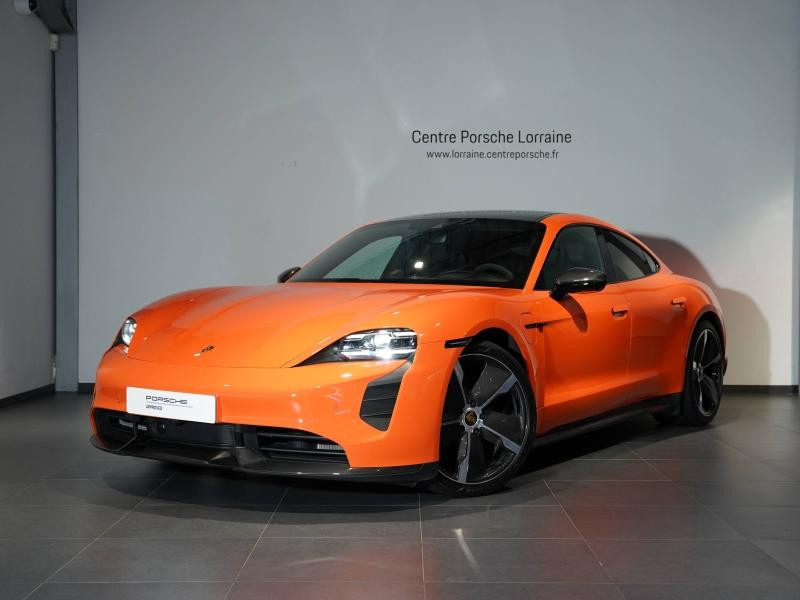Occasion PORSCHE Taycan 571ch 4S avec batterie performance plus MY21 2022 Orange 88900 € à Lesménils