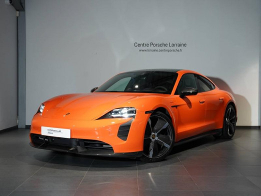 Occasion PORSCHE Taycan 571ch 4S avec batterie performance plus MY21 2022 Orange 88 900 € à Lesménils