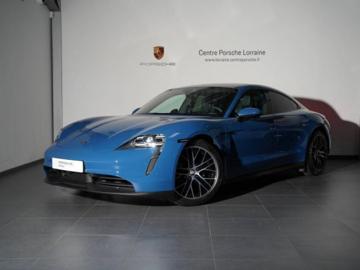 Occasion PORSCHE Taycan 476ch avec batterie performance plus MY23 2024 Bleu Neptune métallisé 86 900 € à Lesménils
