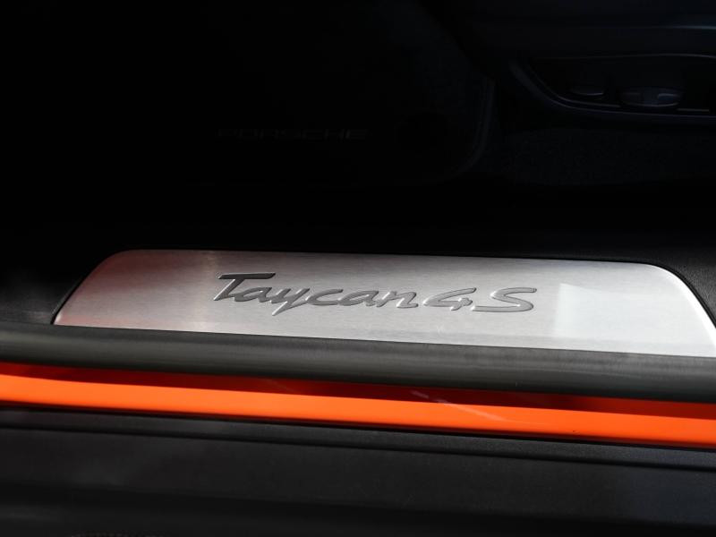 Occasion PORSCHE Taycan 571ch 4S avec batterie performance plus MY21 2022 Orange 88900 € à Lesménils