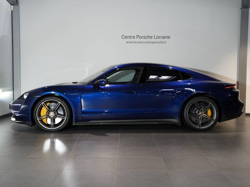 Occasion PORSCHE Taycan 761ch Turbo S MY21 2021 Bleu Gentiane métallisé 96900 € à Lesménils