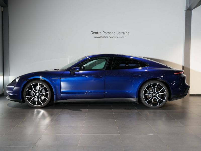 Occasion PORSCHE Taycan 476ch avec batterie performance plus MY24 2023 Bleu Gentiane métallisé 87900 € à Lesménils