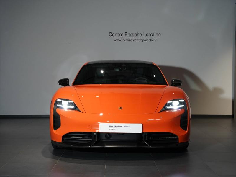 Occasion PORSCHE Taycan 571ch 4S avec batterie performance plus MY21 2022 Orange 88900 € à Lesménils