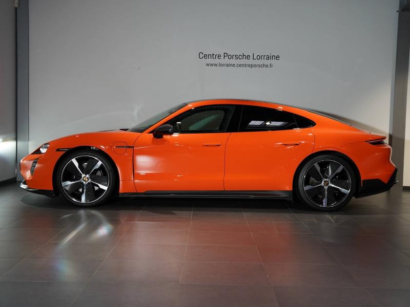 Occasion PORSCHE Taycan 571ch 4S avec batterie performance plus MY21 2022 Orange 88900 € à Lesménils