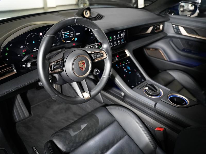 Occasion PORSCHE Taycan 761ch Turbo S MY21 2021 Bleu Gentiane métallisé 96900 € à Lesménils