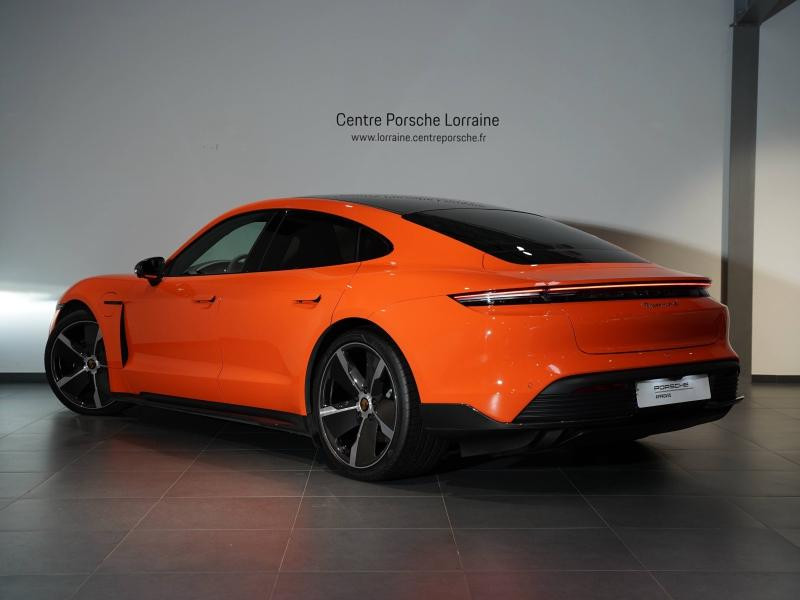 Occasion PORSCHE Taycan 571ch 4S avec batterie performance plus MY21 2022 Orange 88900 € à Lesménils