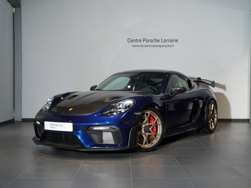 Used PORSCHE 718 Cayman 4.0 500ch GT4 RS 2023 Bleu Gentiane métallisé € 194900 in Lesménils