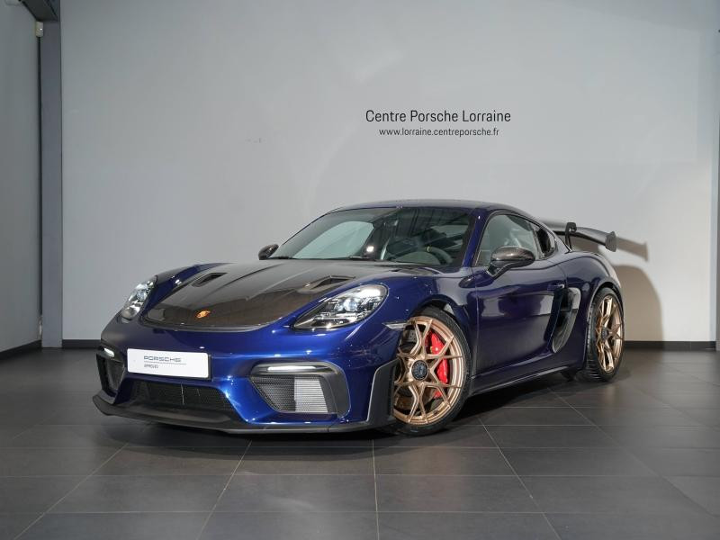 Occasion PORSCHE 718 Cayman 4.0 500ch GT4 RS 2023 Bleu Gentiane métallisé 194900 € à Lesménils