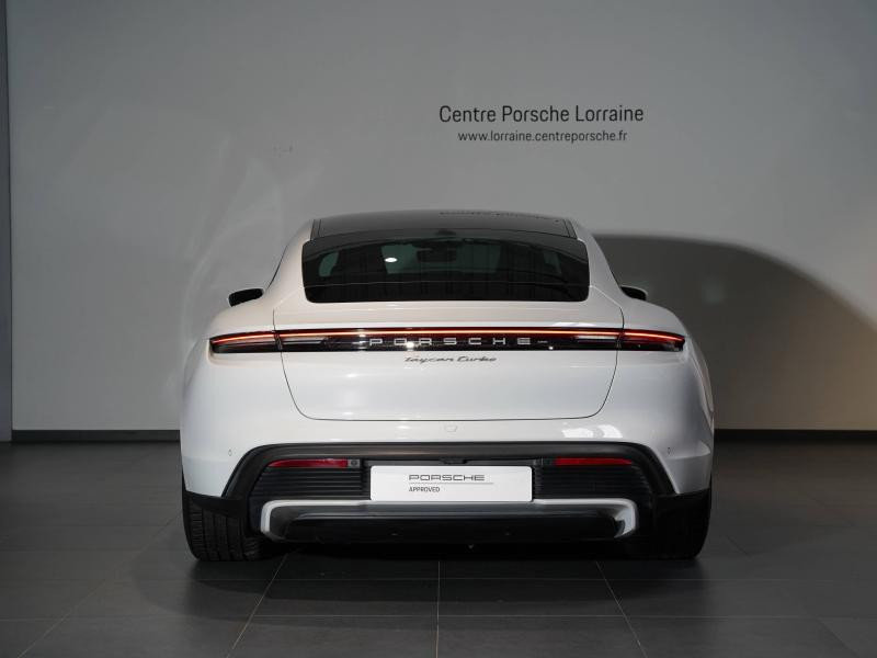 Used PORSCHE Taycan 680ch Turbo MY21 2021 Blanc Carrara métallisé € 69900 in Lesménils