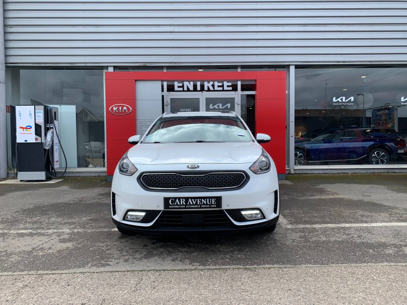 Used KIA Niro 1.6 GDi 105ch ISG + Plug-In 60.5ch Premium DCT6 CLIM CAMERA GPS GARANTIE 10-27 2020 Blanc Nacre € 23990 in Metz