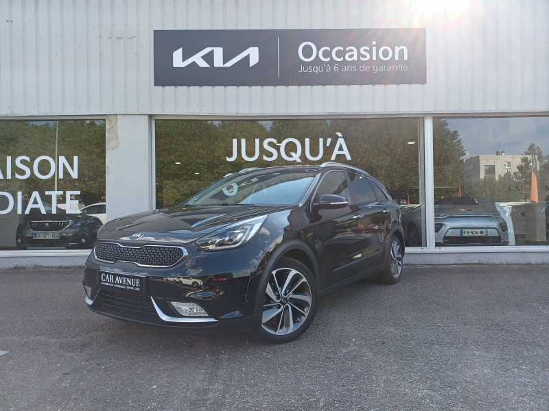 Used KIA Niro 1.6 GDi 105ch ISG + électrique 43.5ch Design DCT6 Euro6d-T CLIM GPS GARANTIE 07-2026 2019 Noir Ebene métallisé € 19490 in Metz