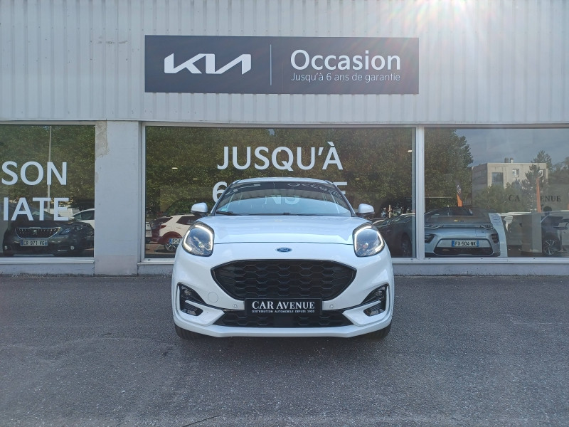 Occasion FORD Puma 1.0 Flexifuel 125ch S&S mHEV ST-Line CLIM GPS GARANTIE 12 MOIS 2023 Blanc Glacier 23490 € à Metz