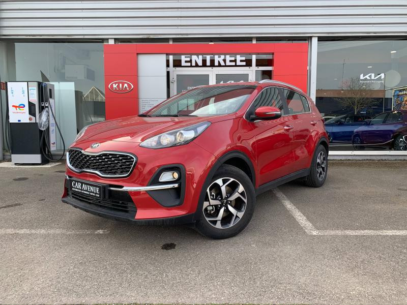 Occasion KIA Sportage 1.6 CRDi 115 Active 4x2 Camera de Recul Gps Clim Auto Garantie 2028 2021 Rouge Rubis 17990 € à Metz