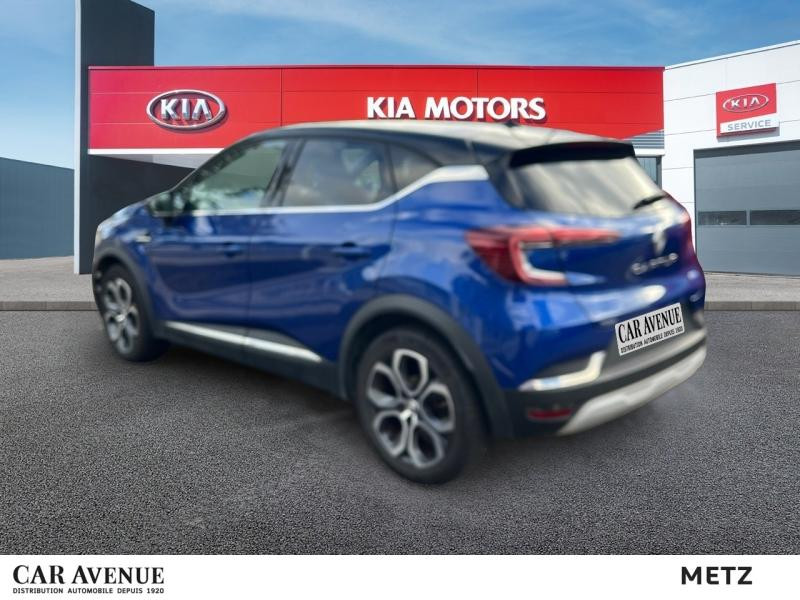 Occasion RENAULT Captur 1.6 E-Tech hybride 145ch Intens -21 Garantie 12 mois 2022 Bleu Iron/Noir Etoilé 17990 € à Metz