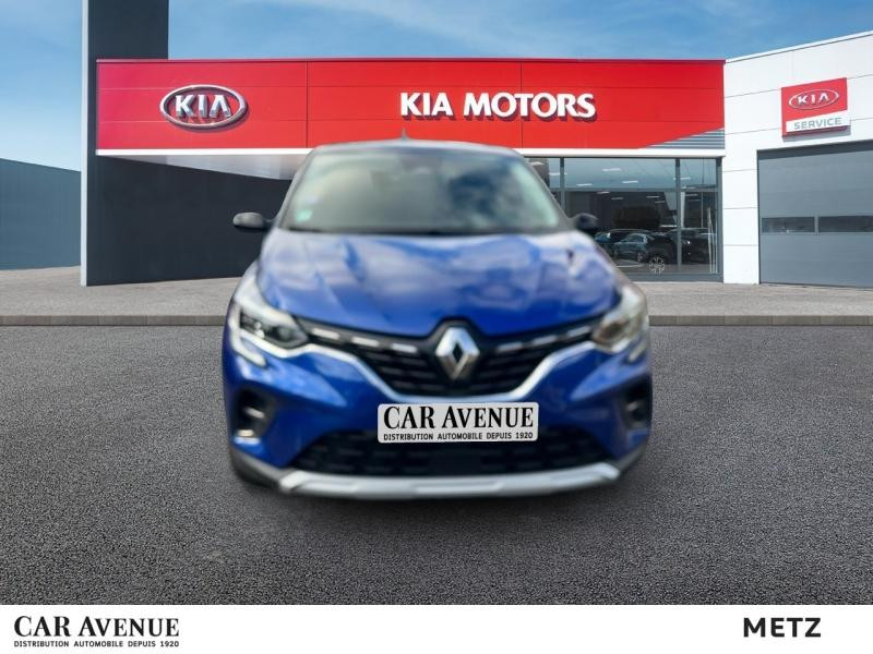 Occasion RENAULT Captur 1.6 E-Tech hybride 145ch Intens -21 Garantie 12 mois 2022 Bleu Iron/Noir Etoilé 17990 € à Metz